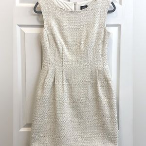 Vince Camuto Tweed White Dress